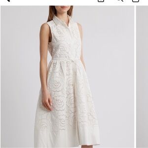 En Saison Elegant White Floral Dress
